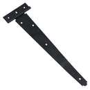 Heavy Duty T Tee Hinge For Sheds Gates Black Powder Coated Finish 4 – 18 Inch