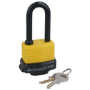 40mm Waterproof Padlock Weather Resistant Shed Gate 3 Keys Shank 53mm