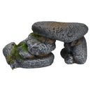 2 x Décorations aquatiques en forme d'arche en mousse pour aquarium, grande taille 28 x 15 x 16 cm