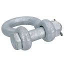 Galvanised Bow Shackle Safety Pin 1-1/8in (28mm) 9.50T to US Fed Spec
