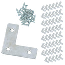 37mm (1.5in.) Corner Mending Plate Angle Bracket L Shape Reinforcing Repairing
