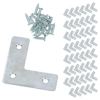 37mm (1.5in.) Corner Mending Plate Angle Bracket L Shape Reinforcing Repairing