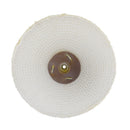 Coarse Sisal Fast Cut Buffing Polishing Mop 8" x 1.5" 3 Section 1st Stage Metal