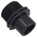 Polypropylene PP Threaded Reducing Socket Male – Female 1-1/4in – 3/4in BSP