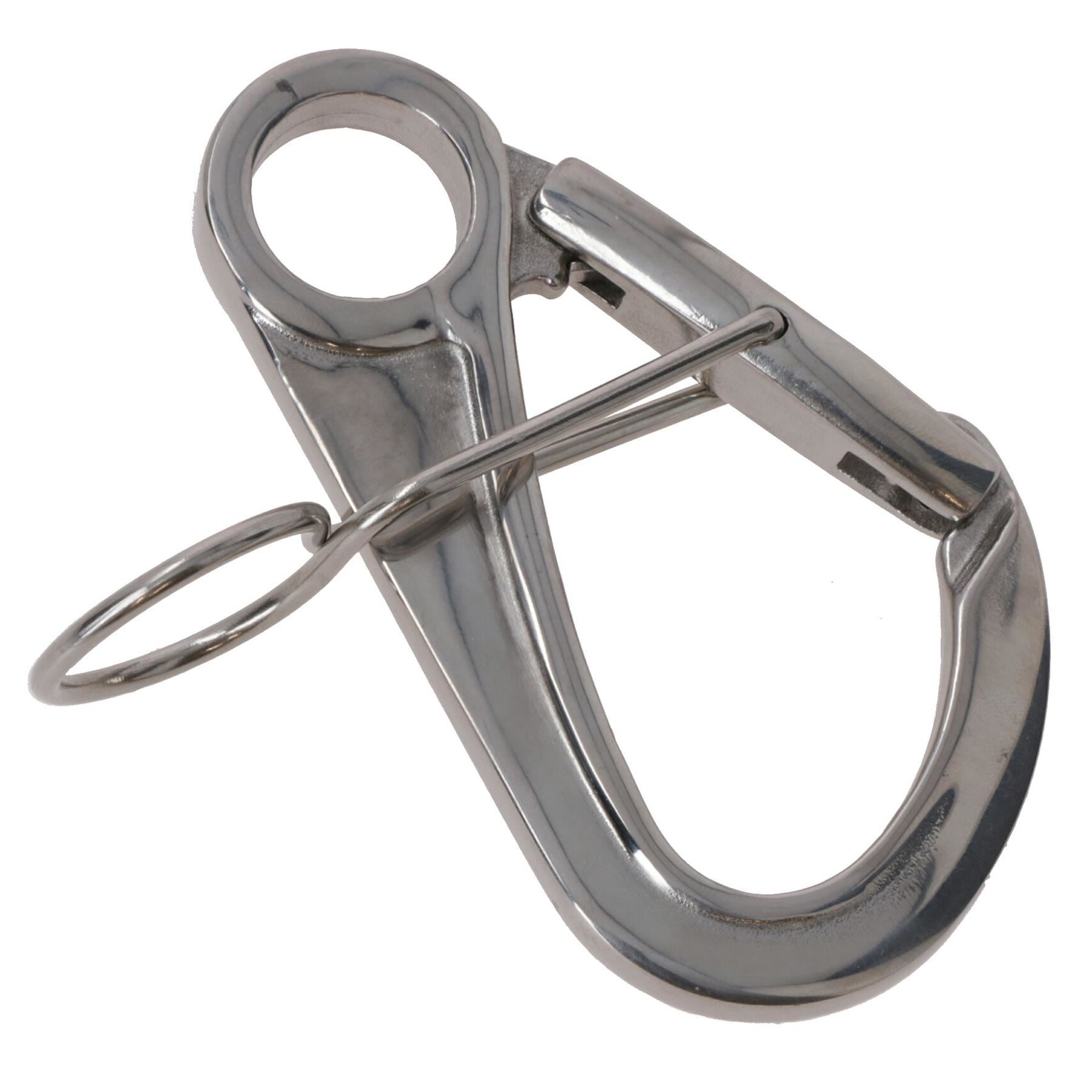108mm Buoy Mooring Hook Carabiner Carbine Hook Snap Shackle A4 Stainless