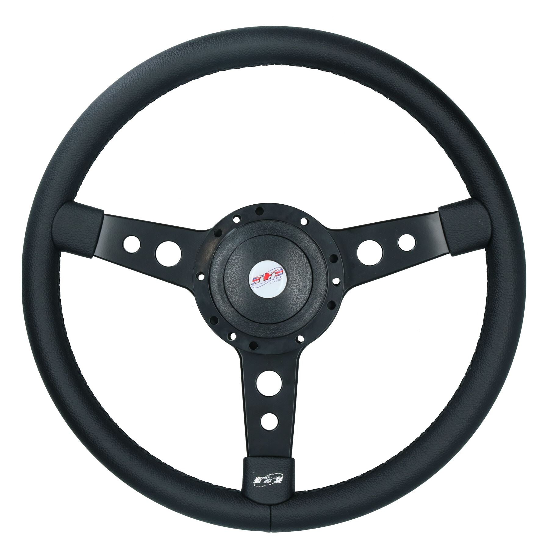 Traditional Classic Car Leather Steering Wheel & Boss Range Rover - All Years