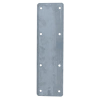 Large Internal Sleeper Straight Support Plate 100mm x 350mm Stainless Steel