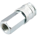 PCL XF Series Female Coupler 1/4" BSP Male & FemaleThreads Air Hose Fitting