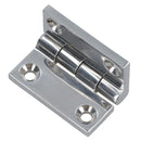 Polished Door Butt Hinge Stainless Steel 50mm x 50mm 316 Marine Cabin