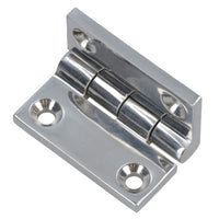 Polished Door Butt Hinge Stainless Steel 50mm x 50mm 316 Marine Cabin