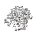 M3 M4 M5 M6 Alu Nut Serts Riveting Threaded Inserts Blindnut Rivnut 200pc