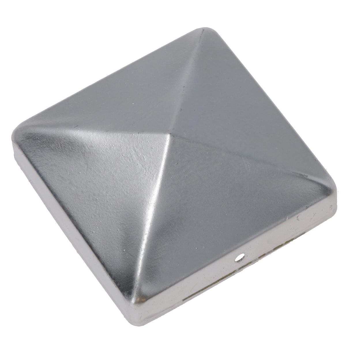 Metal Fence Post Caps for Fence Posts 100mm x 100mm Protector Cover Silver