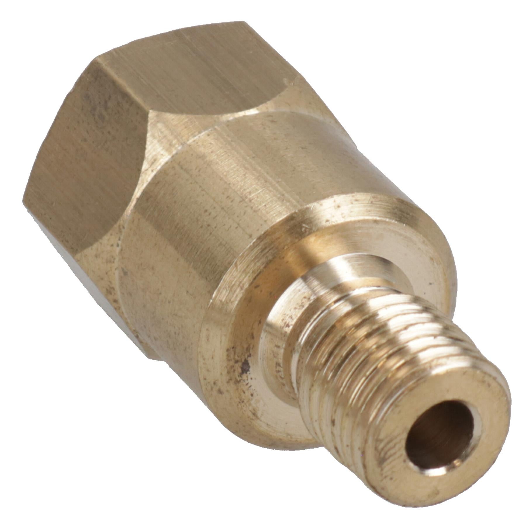 Brass Brake Pipe Union Fitting Adaptor 3/8 UNF Male – 7/16 UNF female