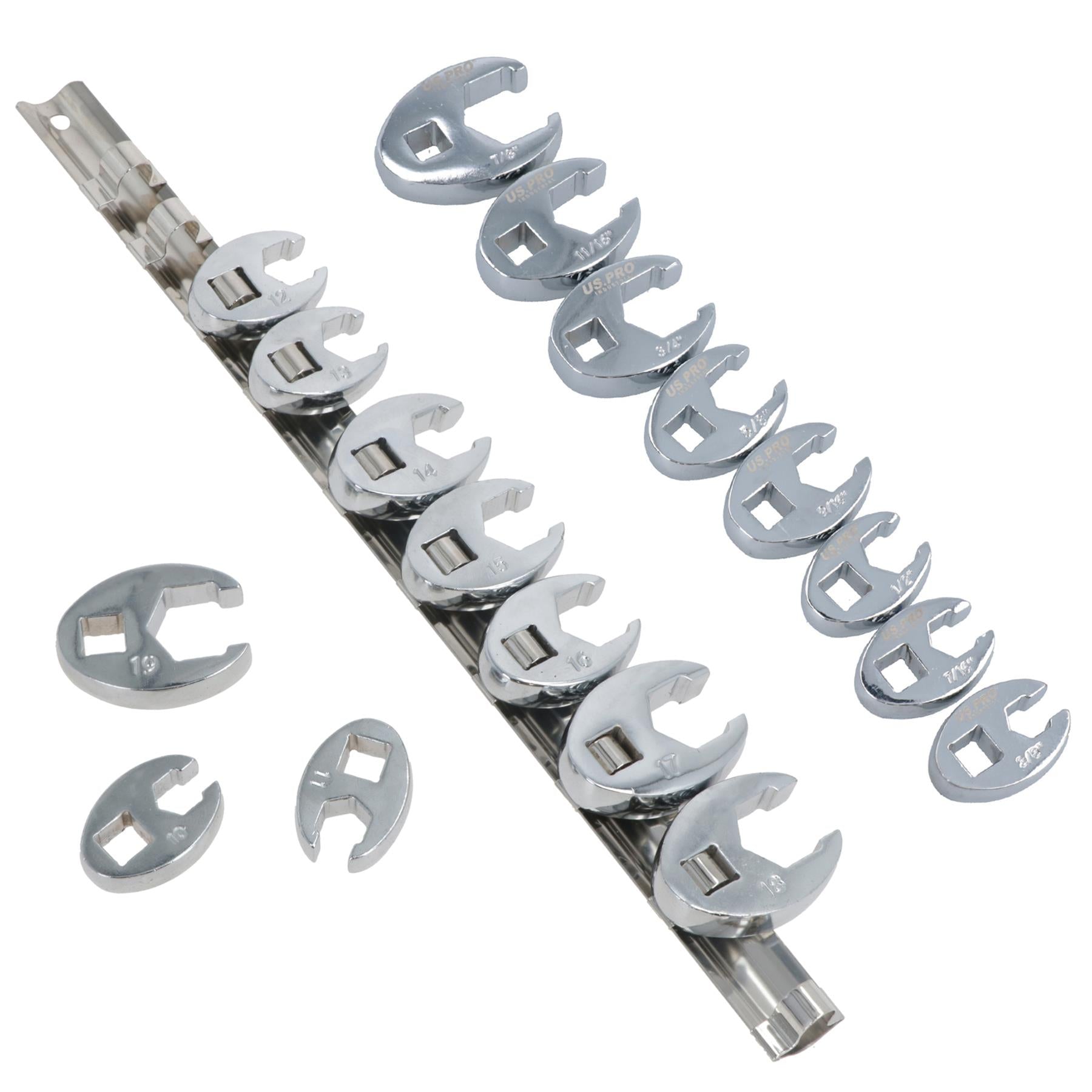 Clé à molette Crowfeet Clé à molette Crowfoot 3/8" dr Douille SAE AF métrique et impériale