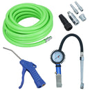 HGV 10m Air Line C Coupling Tyre Wheel Inflator Blow Gun Red Line Hose Kit