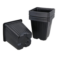9cm Square Plant Flowers Seeds Seedling Plastic Pots Trays Containers