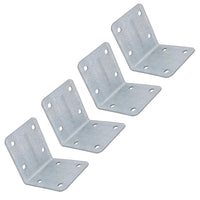 Garden Internal Sleeper Corner Support Bracket 90° 85mm Galvanised Steel