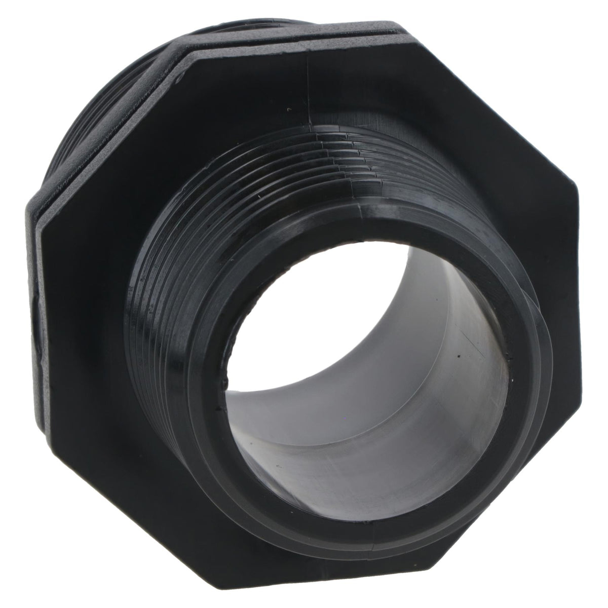 Polypropylene PP Male Threaded Pipe Reducing Nipple 1-1/4in x 1in BSP