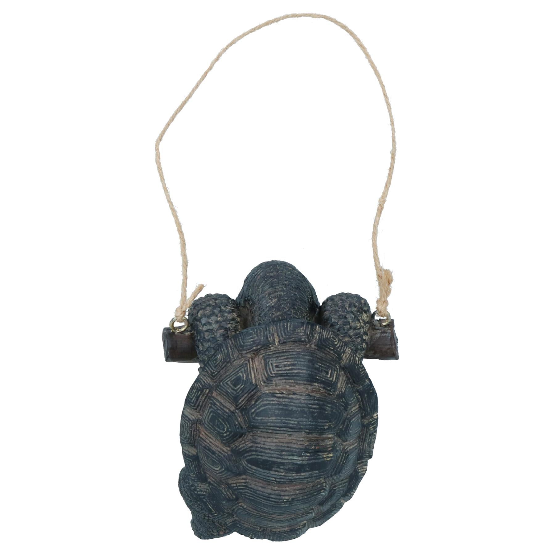 Climbing Tortoise Turtle Hanger Garden Tree Home Ornament Statue Sculpture