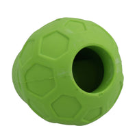 Small Rubber Green Tumble Tease Dog Interactive Play Treat Fillable Toy Gift