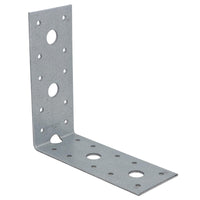 Timber Joist Angle Bracket Fastening Plate Galvanised Steel 125 x 125 x 50mm