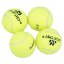 4PK Small Mini Interactive Tennis Ball Dog Play Time Throw Fetch Catch 4.8cm