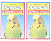 Sanded Sheets Sandpaper Cage Lining Budgies Caged Birds - 4 Sizes Available