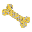 Small Dog Puppy Fleecy Rope Bone Play Toy Great For Teeth & Gums