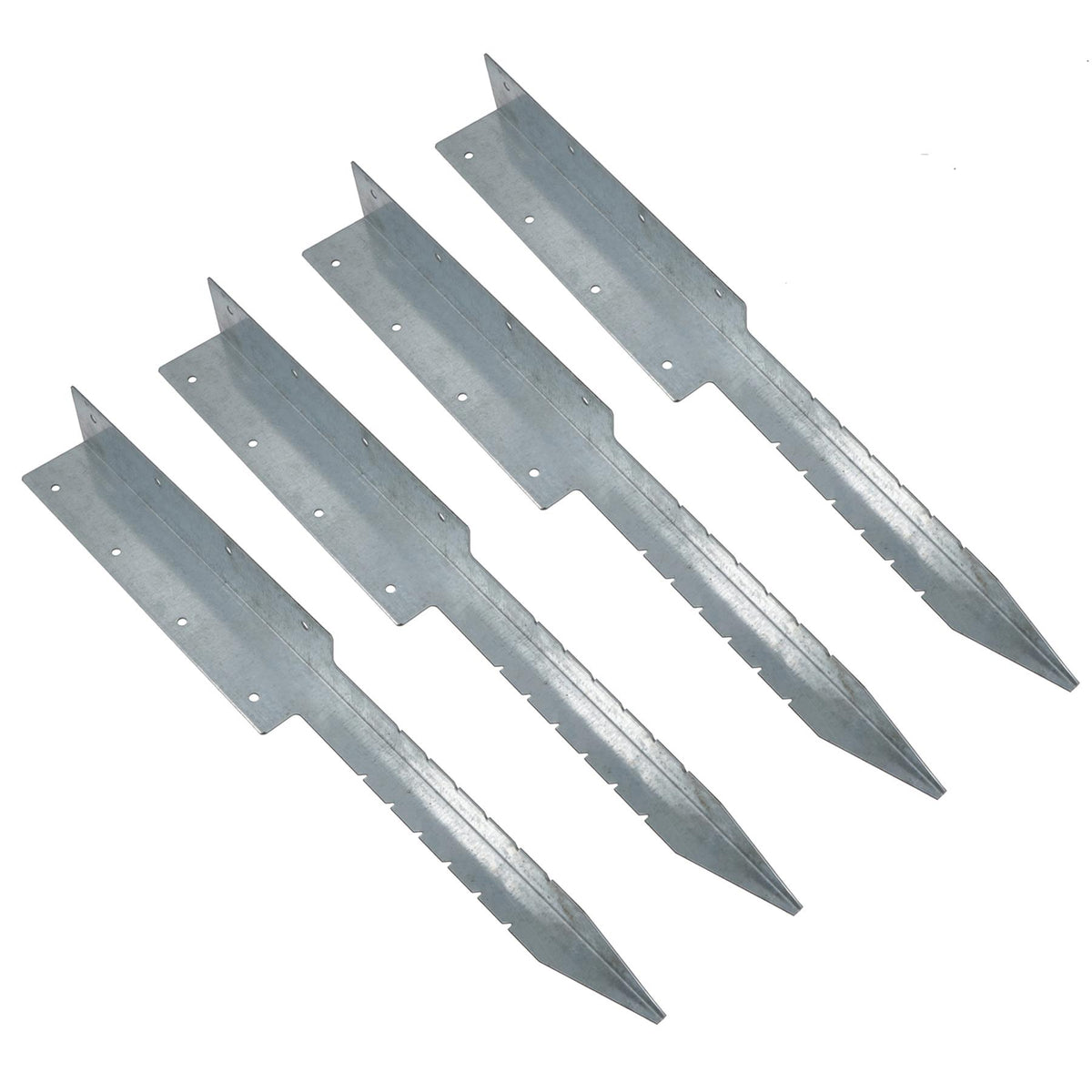 Garden Double Sleeper Corner Support Galvanised Stake Spike 670mm Long