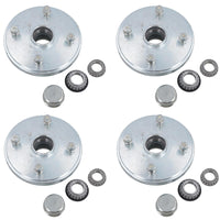 Trailer Wheel Hub 5.5" (139.7mm) PCD Bearings Wheel Bolts & Cap Indespension