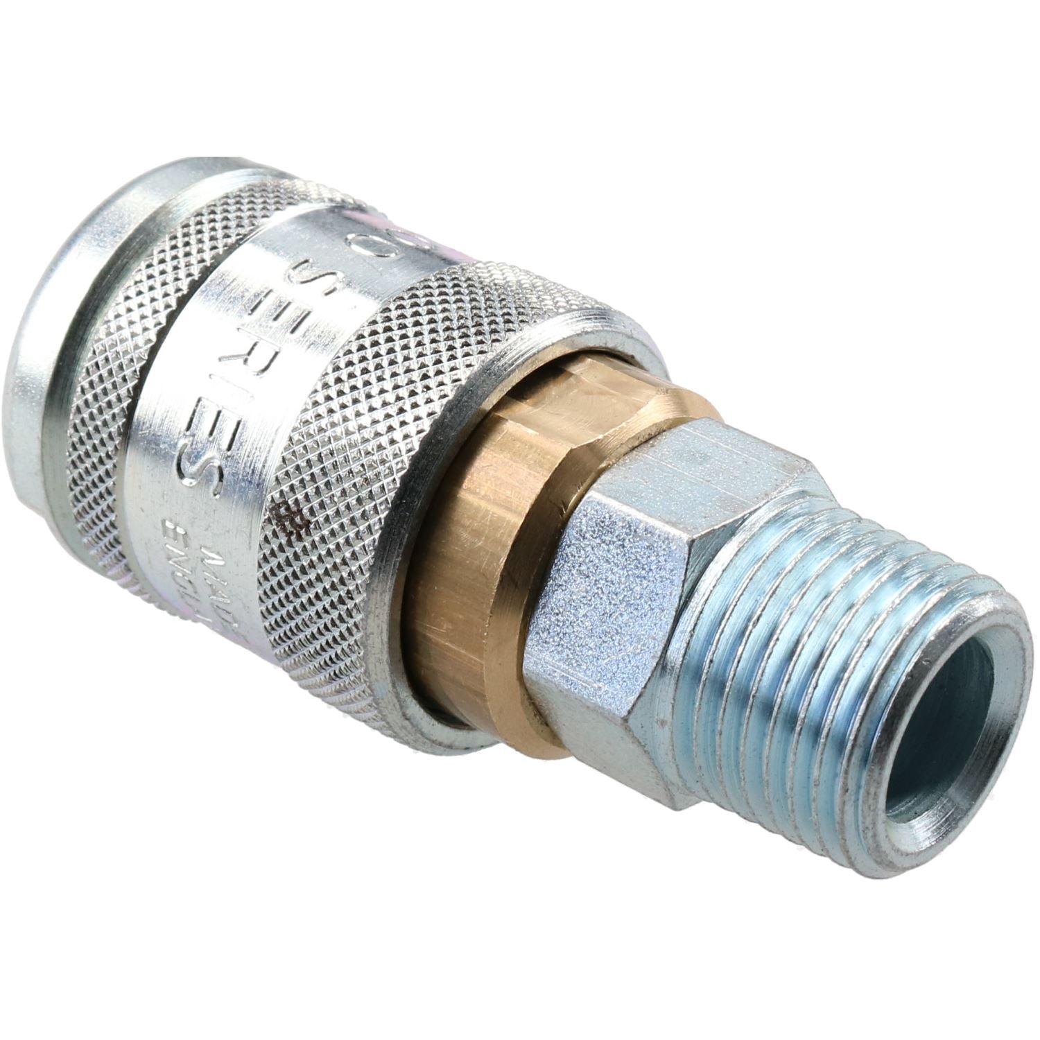 PCL 100 Series Female Coupler 1/2" BSP Male Thread & 3/8" Male Adaptors Fittings