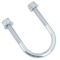 M8 Round Bend U Bolt 42mm x 70mm Width x Length Pipe Clamp Fixing