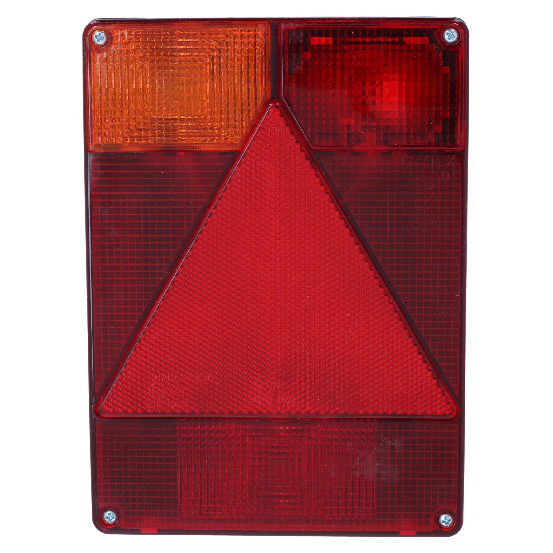 Trailer Light Radex Left Hand for Ifor Williams & Indespension Lamp 5 Pin Plug