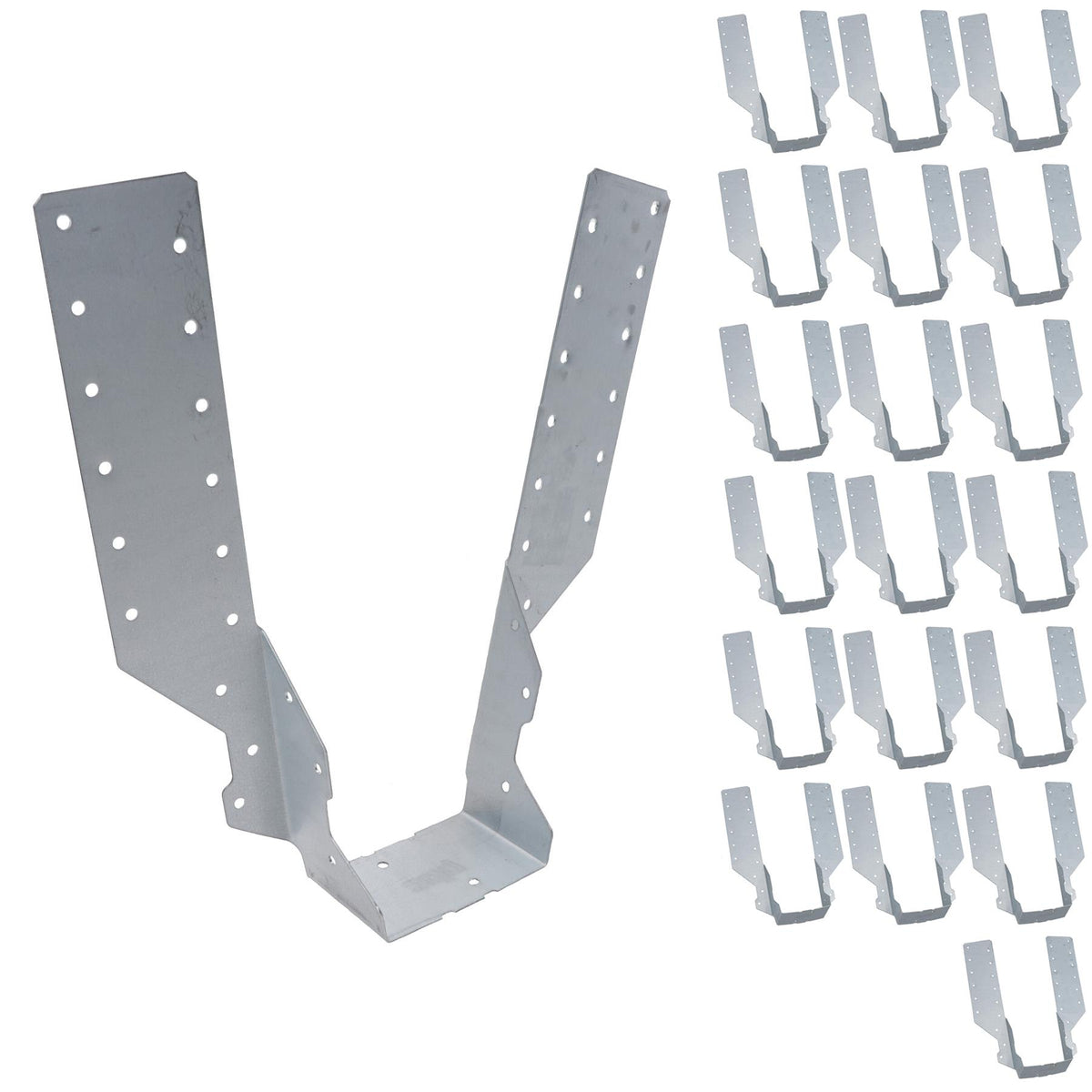 Light Duty Timber Wood Joist Hanger 75mm Decking Galvanised Beam Holder