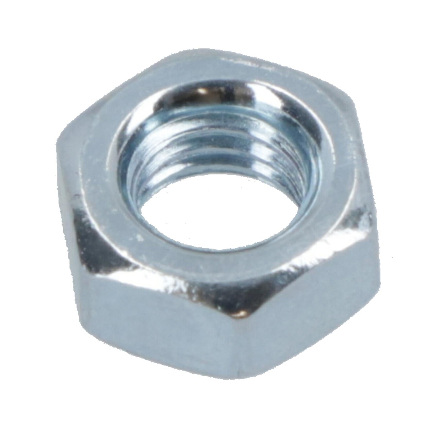 M5 5mm Hex Full Nut Fastener Hexagonal Metric Nuts Grade 8 Zinc Plated