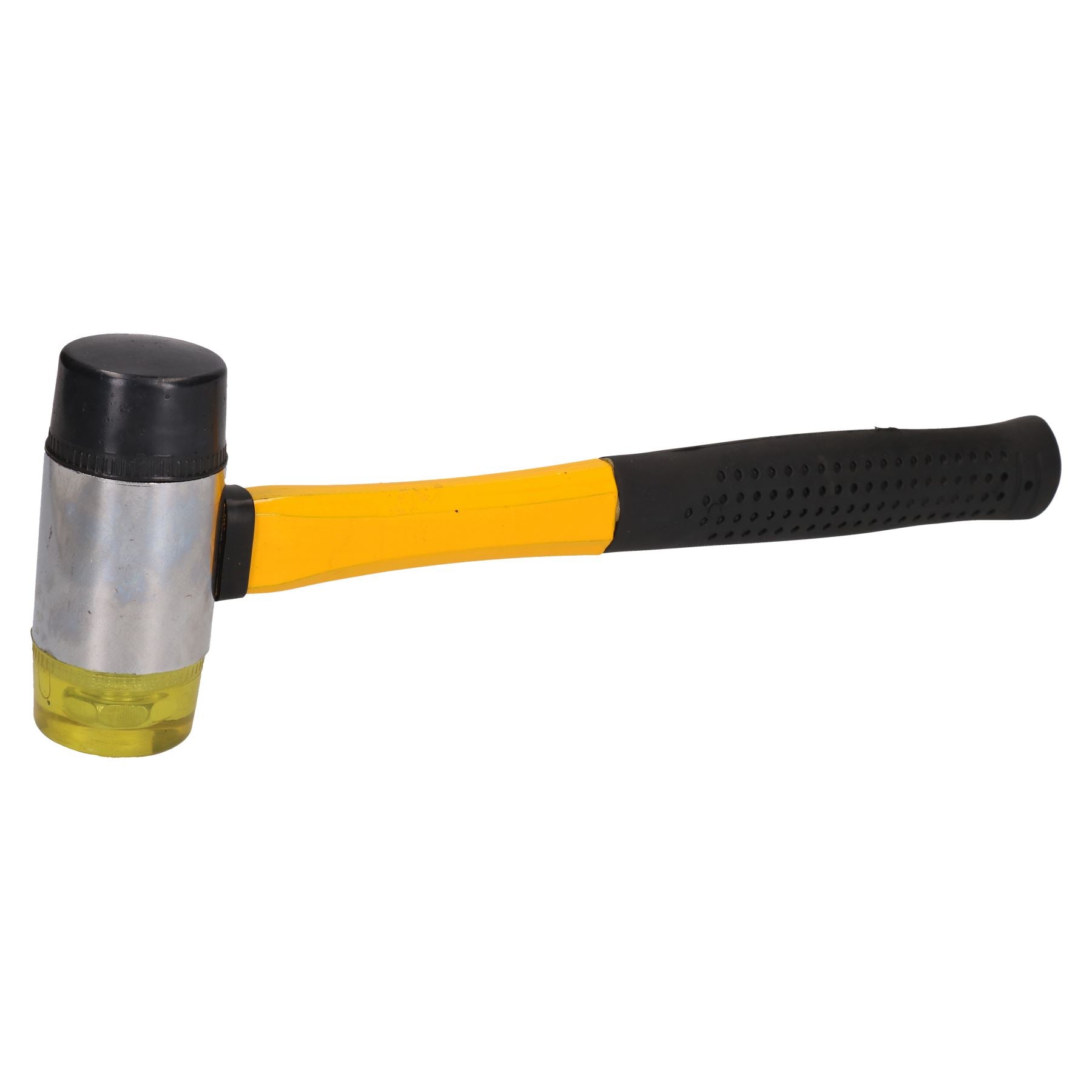 Double Headed Face Rubber and Soft Nylon Hammer Mallet 45mm Head Width