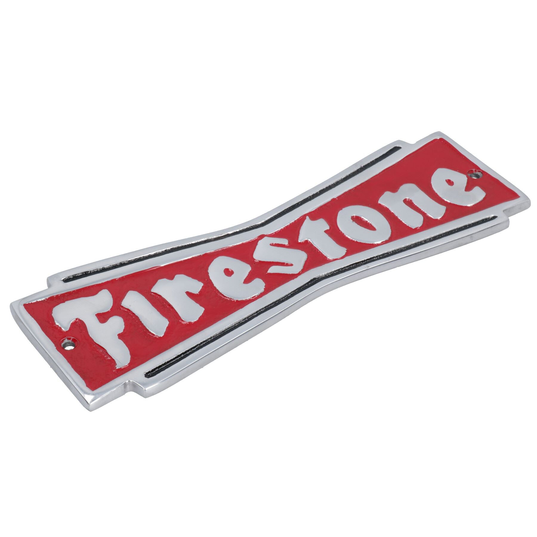 Plaque en aluminium pour pneus Firestone, porte, mur, garage, atelier, pneus, roue