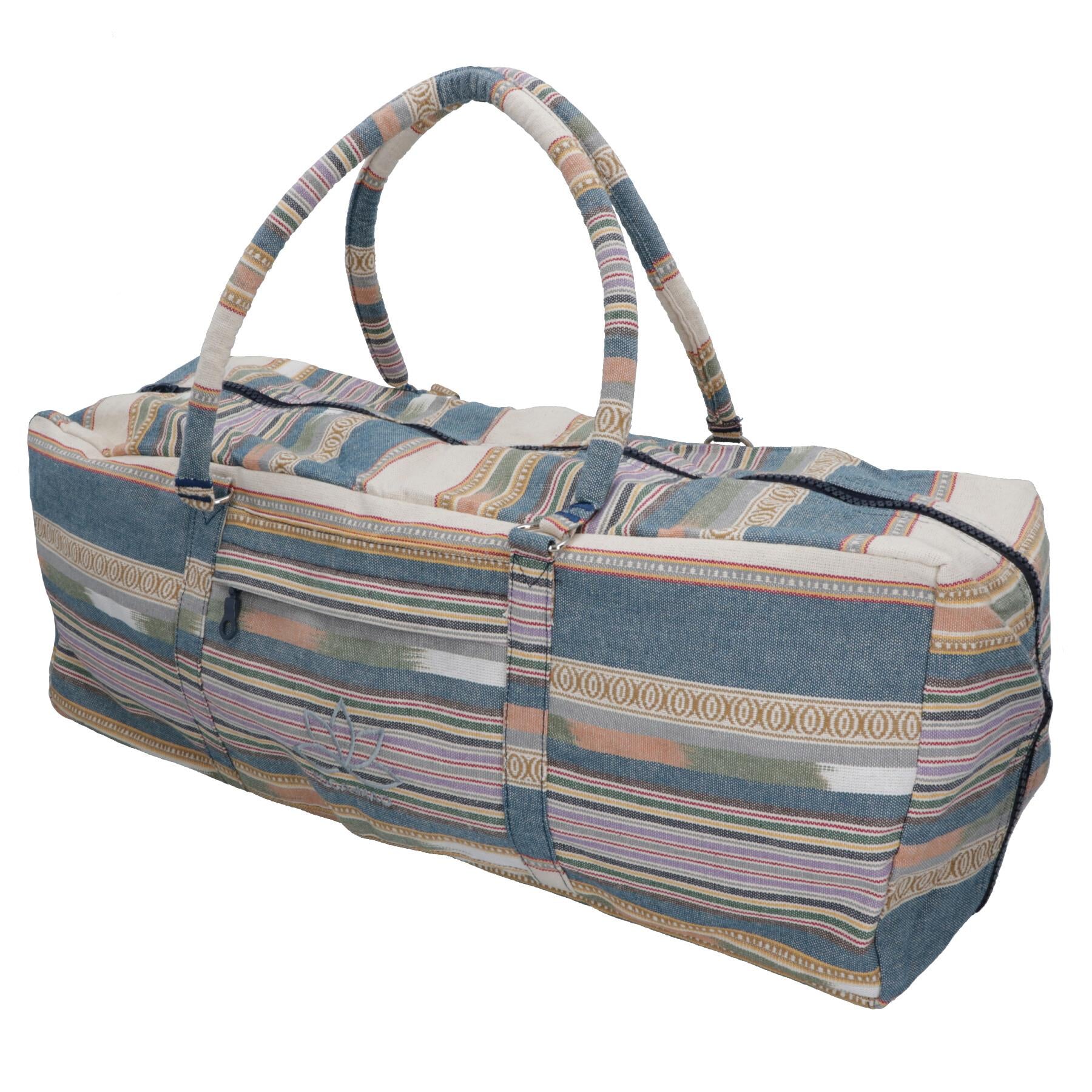 Yoga Pilates Kit Duffle Bag Travel Mat Carrier Blue or Pink Studio Gym Fitness