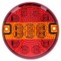 Round LED Truck Tail Light Lamp for Trailers Caravans 12v or 24v