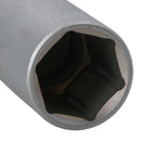 15pc 3/8" dr Deep Reach CRV Sockets On Rail 8-22mm Hex 6 Point Metric TE917