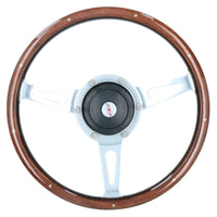 Traditional Classic Car Woodrim Steering Wheel & Boss to fit Morgan - Plus 4