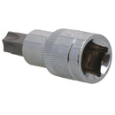 T55 x 55mm 1/2" Drive Torx Star Socket Male T-Star Cr-V Steel AU638