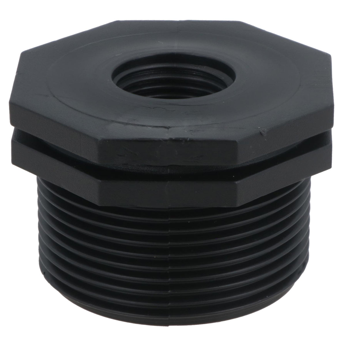 Polypropylene PP 1-1/2in – 1/2in Female – Male Pipe Threaded Reducing Bush