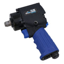1/2” Drive Mini Air Impact Wrench Gun 680nm + Shallow Impact Sockets 9 – 27mm