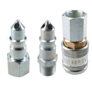 PCL 100 Series Female Coupler 1/2" BSP Female Thread & 3/8" BSP Male Air Fitting