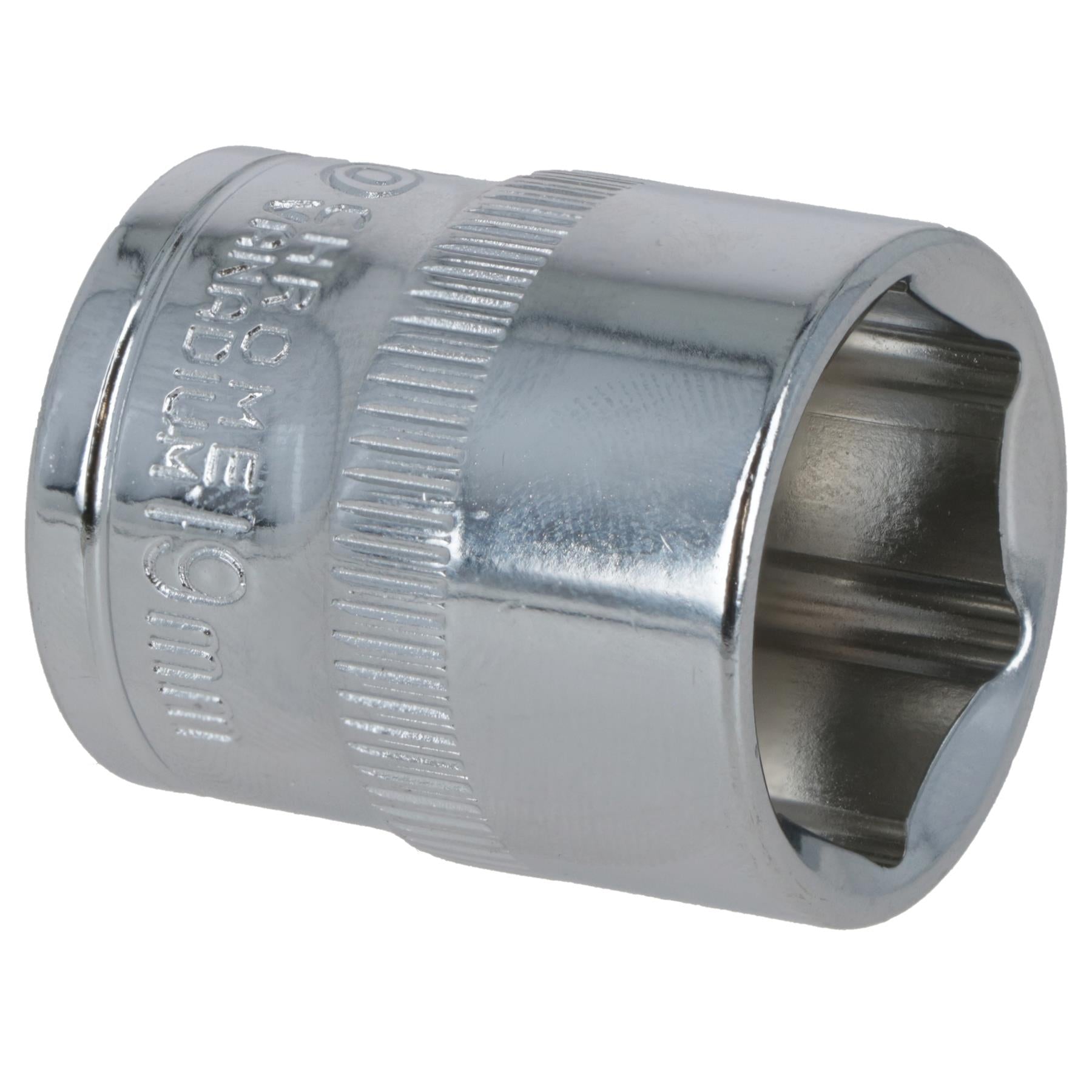 19mm 3/8" Drive Shallow Metric Socket Single Hex / 6 sided Bergen