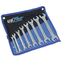 Double Ended Open Metric Spanner Set 6mm - 22mm 8pc 16 Sizes Bergen