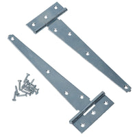Heavy Duty T Tee Hinge For Sheds Gates Doors Zinc Plated Finish 4 – 18 Inch
