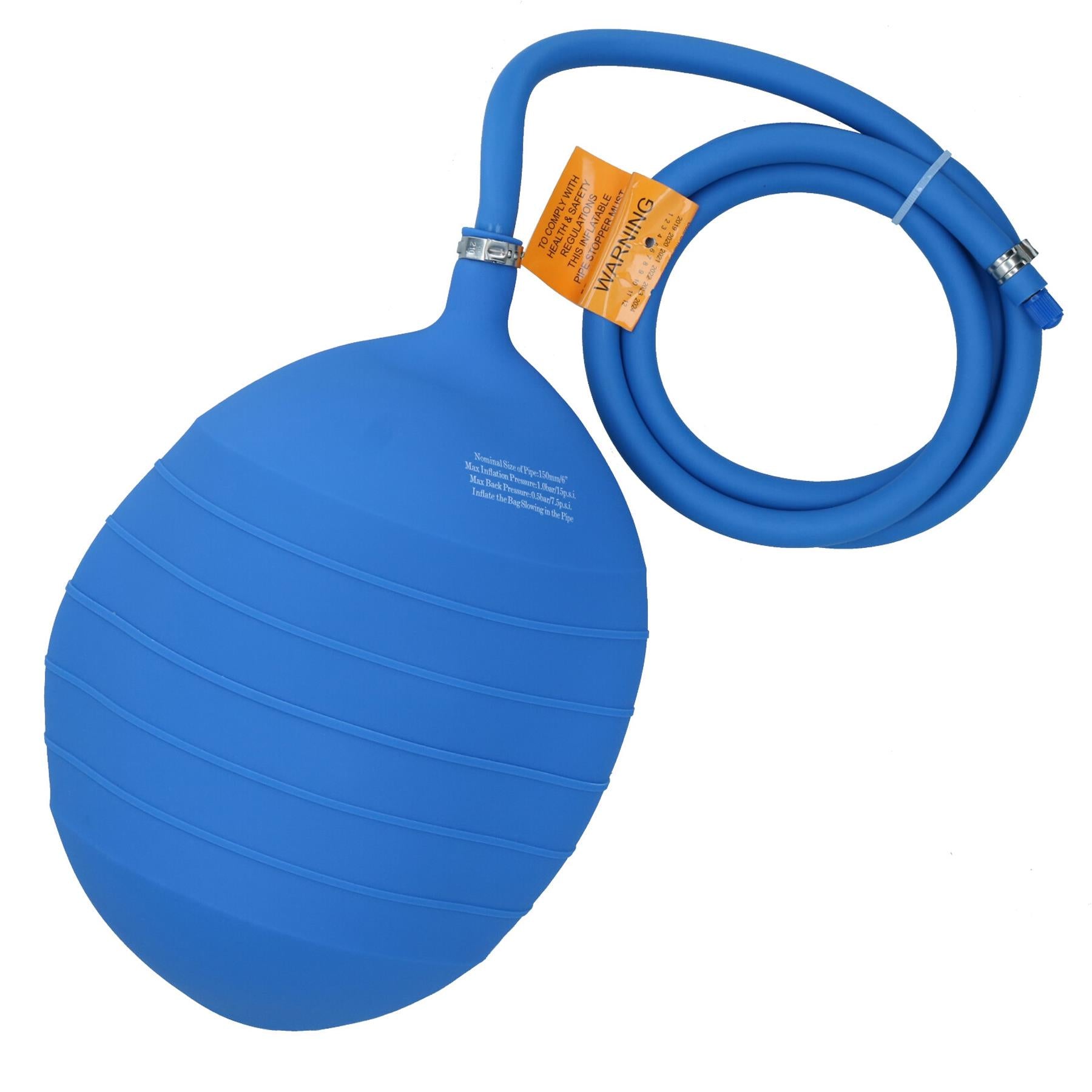 Sac d'air gonflable d'étanchéité en PVC pour test de 6" (150 mm) Bouchon de bonde de tuyau de vidange Plomberie