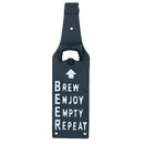 Brew Enjoy Empty Repeat Bottle Opener Cast Iron Sign Gift Garage Shed Bar